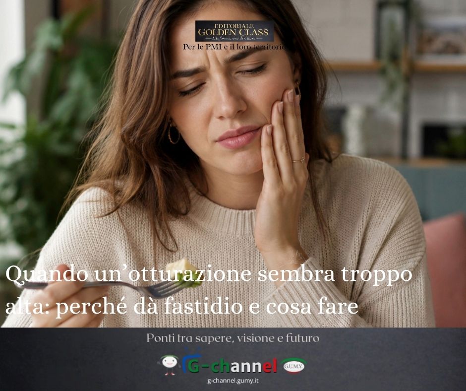 Quando un’otturazione sembra troppo alta: perché dà fastidio e cosa fare